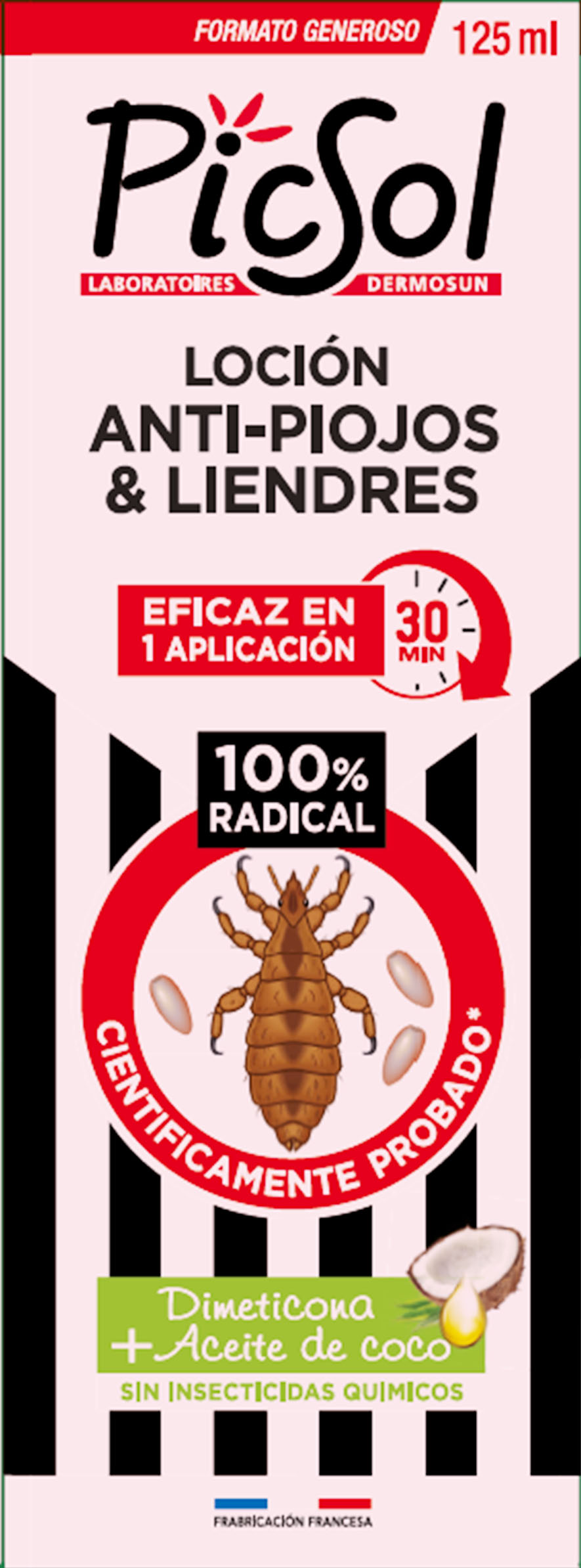 LOCIÓN ANTIPIOJOS Y LIENDRES PICSOL 125ml